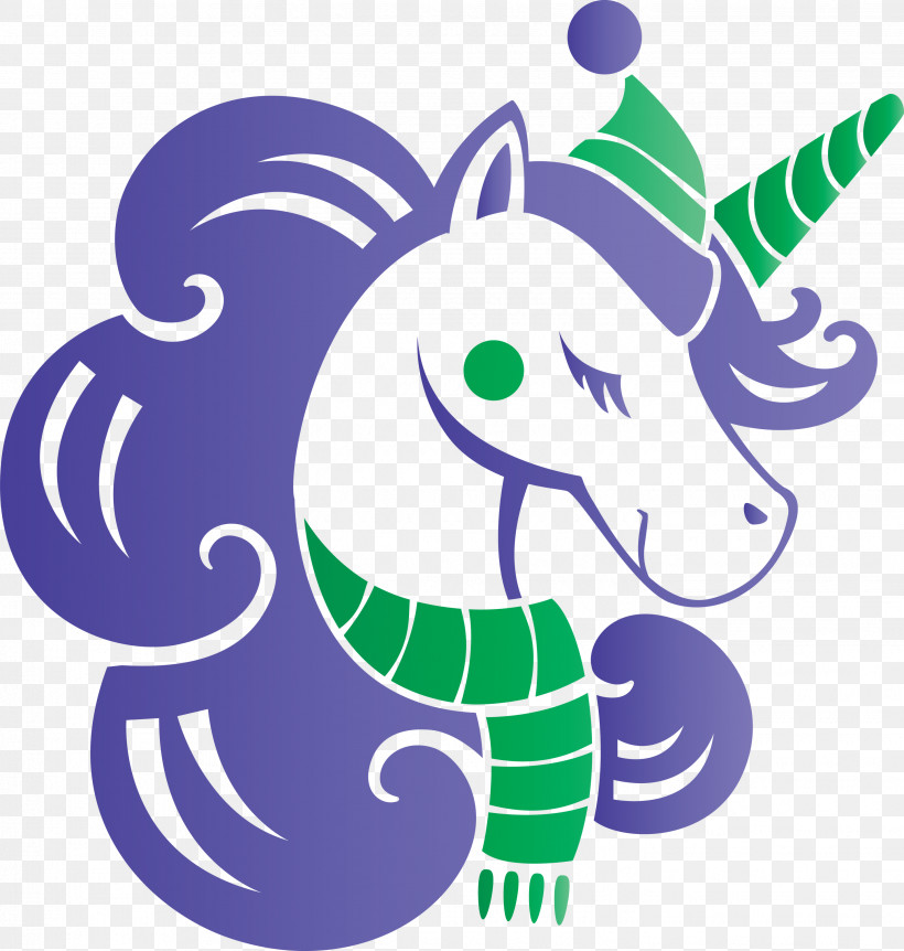 Unicorn Christmas Unicorn, PNG, 2851x3000px, Unicorn, Christmas Unicorn, Purple, Violet Download Free