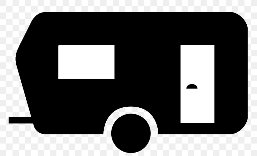 Campervans Caravan Semi-trailer Truck, PNG, 800x500px, Campervans, Area, Black, Black And White, Brand Download Free