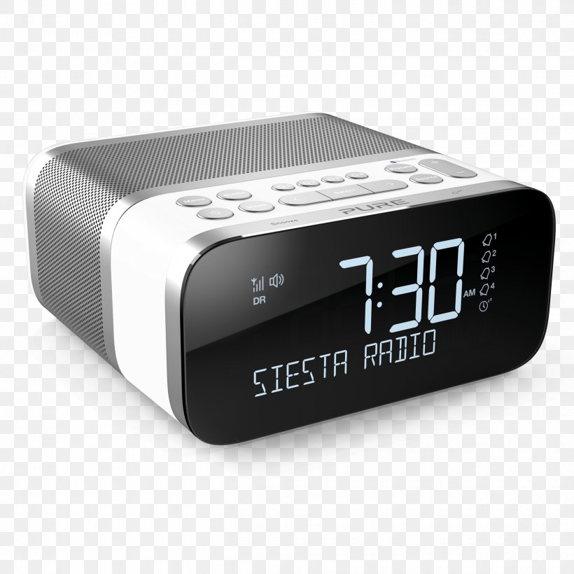 Digital Audio Broadcasting Pure Digital Radio FM Broadcasting Alarm Clocks, PNG, 2500x2500px, Digital Audio Broadcasting, Alarm Clock, Alarm Clocks, Clock, Digital Clock Download Free