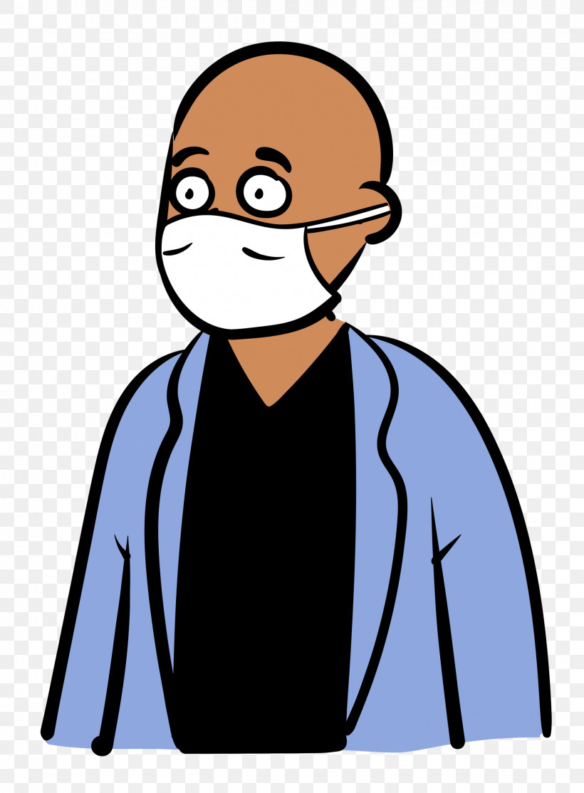 Man Medical Mask Coronavirus, PNG, 1839x2500px, Man, Cartoon, Character, Conversation, Coronavirus Download Free