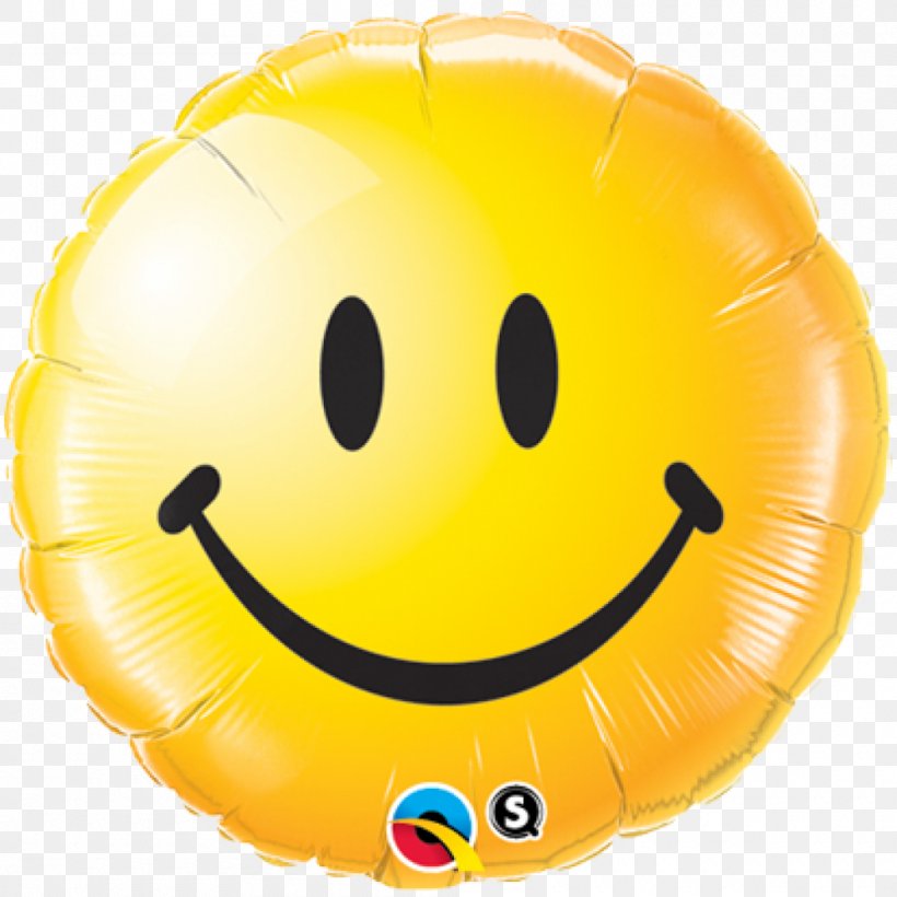 Mylar Balloon Smiley Emoticon Birthday, PNG, 1000x1000px, Balloon, Birthday, Blue, Bopet, Emoji Download Free