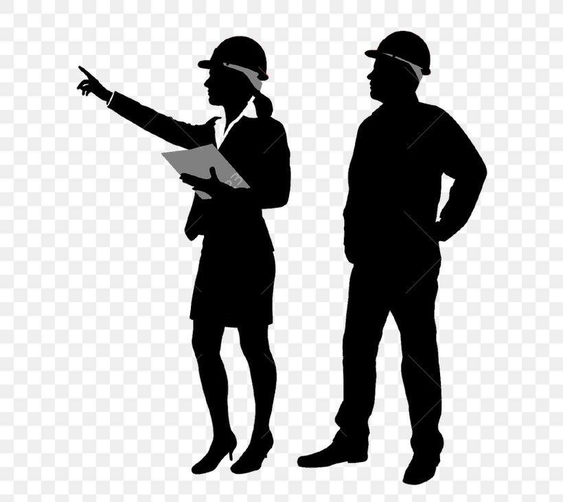 Silhouette Image Construction Engineer Job, PNG, 665x731px, Silhouette, Black And White, Building Engineer, Cartoon, Civil Engineering Download Free