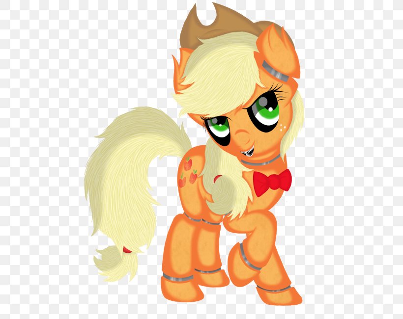 Applejack Pinkie Pie Pony Five Nights At Freddy's 4 Twilight Sparkle, PNG, 528x650px, Applejack, Animated Cartoon, Animation, Animatronics, Apple Bloom Download Free