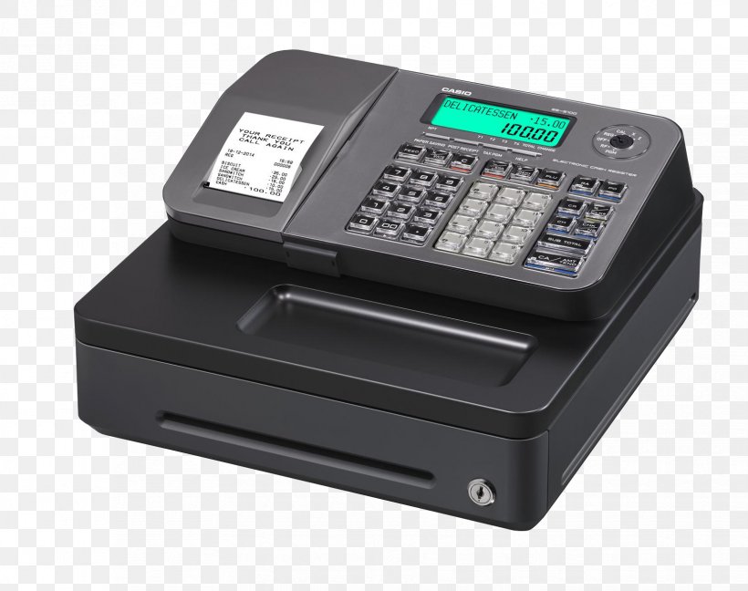 Cash Register Casio Trade Sales Point Of Sale, PNG, 1654x1309px, Cash Register, Box, Casio, Drawer, Electronic Device Download Free