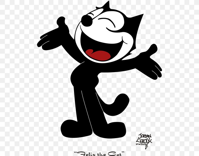 Felix The Cat Cartoon Film Animation, PNG, 518x640px, Watercolor ...