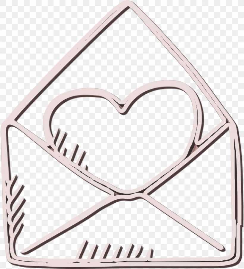 Love Letter Icon Hand Drawn Love Elements Icon Valentines Day Icon, PNG, 936x1032px,  Download Free