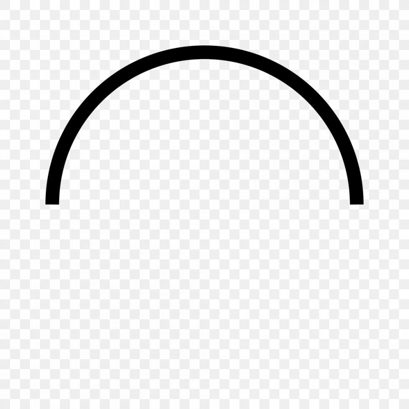 Semicircle Line, PNG, 1000x1000px, Semicircle, Arc, Auto Part, Black And White, Circular Segment Download Free