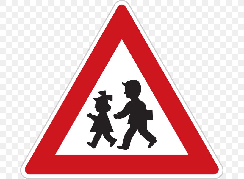 Traffic Sign School Zone Warning Sign Road, PNG, 683x600px, Traffic Sign, Area, Driving, Logo, Pedestrian Crossing Download Free
