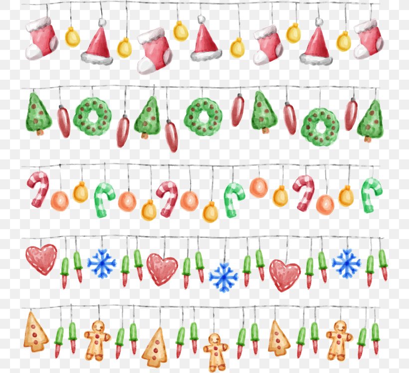 Watercolour Flowers Watercolor Painting Christmas Lights Clip Art, PNG, 736x749px, Watercolour Flowers, Area, Christmas, Christmas Lights, Drawing Download Free