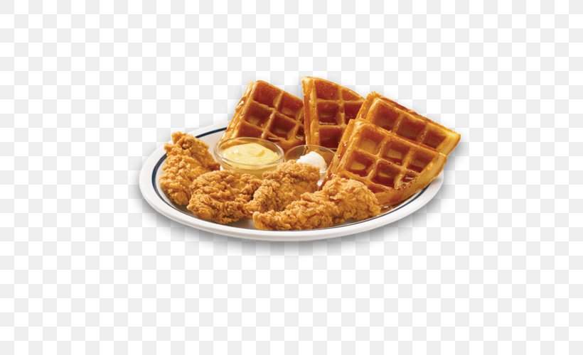 Belgian Waffle Chicken And Waffles Fried Chicken, PNG, 500x500px, Belgian Waffle, Belgian Cuisine, Breakfast, Chicken, Chicken And Waffles Download Free