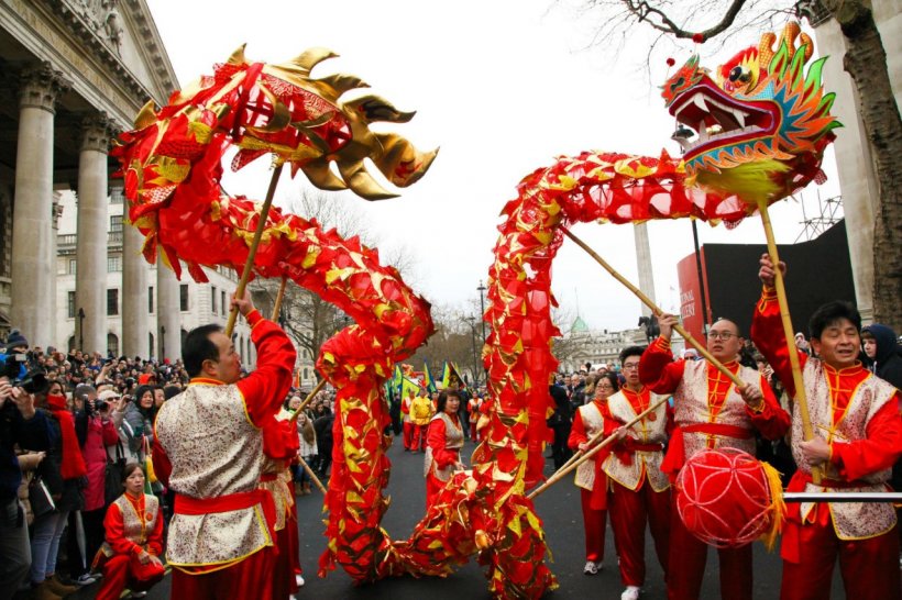 Chinese New Year Tradition Dragon Dance Culture, PNG, 1280x853px, Chinese New Year, Carnival, Chinese, Chinese Calendar, Culture Download Free