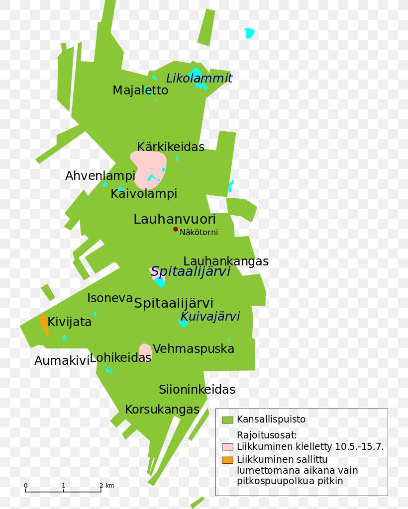 Lauhanvuori Kolovesi National Park Seitseminen National Park Kivijata Suomen Kansallispuistot, PNG, 740x1024px, National Park, Area, Diagram, Finland, Map Download Free