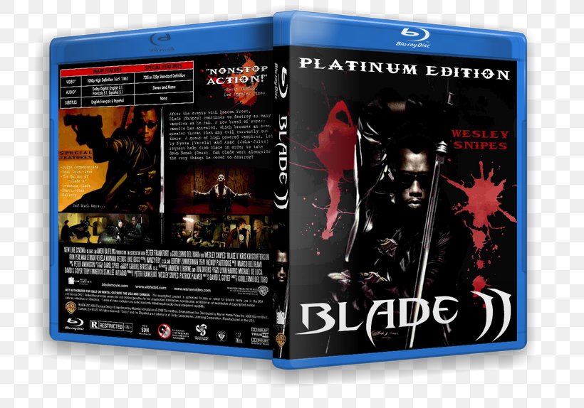 Blu-ray Disc DVD Blade High-definition Television Video CD, PNG, 765x574px, 1998, Bluray Disc, Blade, Blade Ii, Blade Trinity Download Free