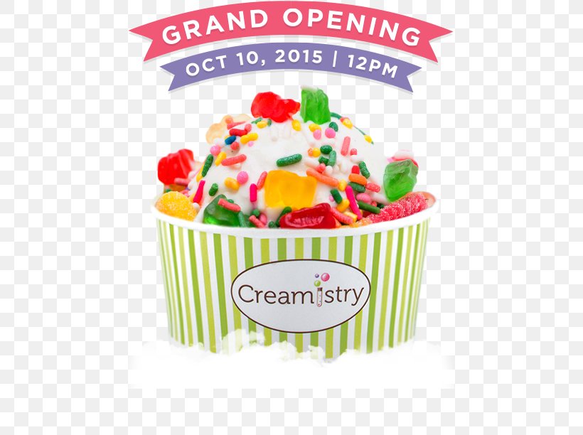 Frozen Yogurt Ice Cream Parlor Creamistry Food Scoops, PNG, 459x612px, Frozen Yogurt, Baking Cup, Confectionery, Cream, Cuisine Download Free