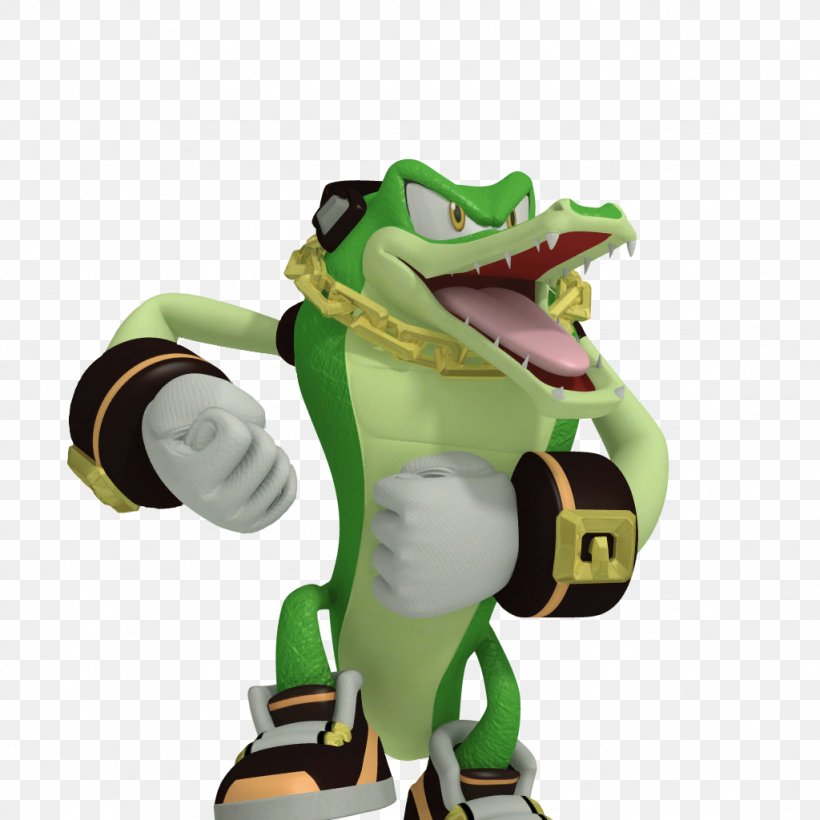Vector The Crocodile Espio The Chameleon Sonic The Hedgehog Knuckles' Chaotix, PNG, 1024x1024px, Vector The Crocodile, Crocodile, Espio The Chameleon, Figurine, Robot Download Free
