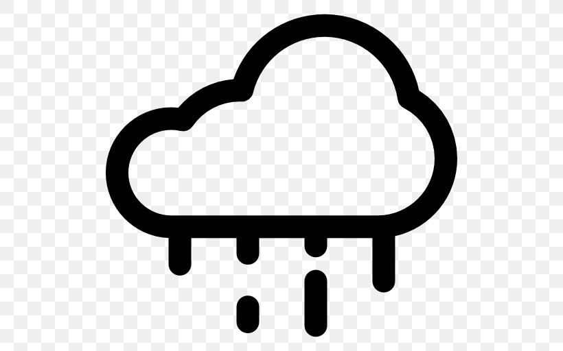 Rain Meteorology Clip Art, PNG, 512x512px, Rain, Area, Black And White, Ecology, Meteorology Download Free