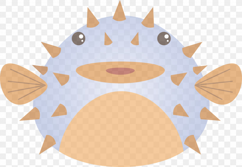 Crown, PNG, 3000x2072px, Cartoon, Crown, Fish, Hedgehog, Porcupine Download Free