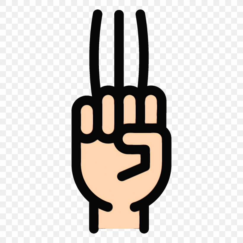 Finger Hand Gesture Thumb Symbol, PNG, 1024x1024px, Watercolor, Finger, Gesture, Hand, Logo Download Free