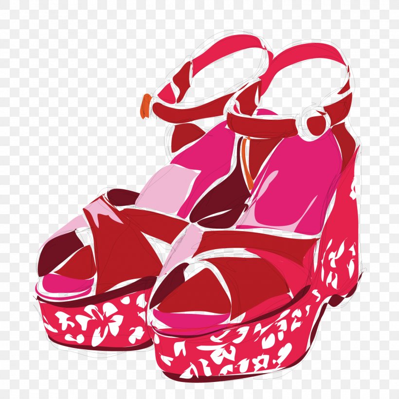 High-heeled Footwear Red Shoe, PNG, 1500x1500px, Highheeled Footwear, Carmine, Cartoon, Footwear, High Heeled Footwear Download Free