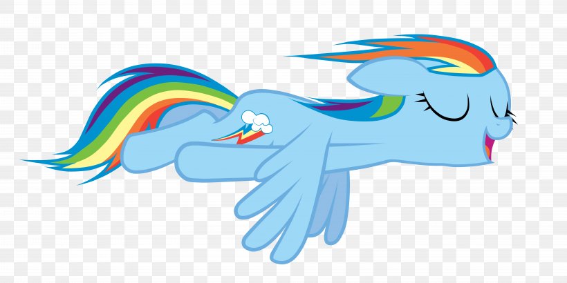 Rainbow Dash Fluttershy My Little Pony, PNG, 8000x4008px, Rainbow Dash, Animation, Art, Cartoon, Equestria Download Free