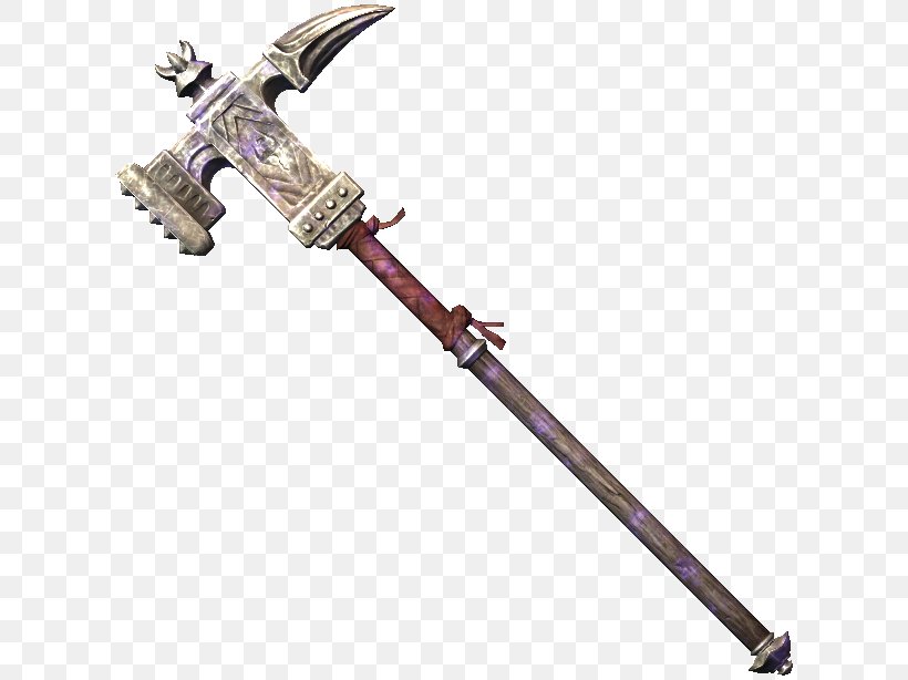 The Elder Scrolls V: Skyrim – Dawnguard Tool War Hammer Weapon, PNG, 614x614px, Tool, Anfall, Axe, Battle Axe, Blade Download Free