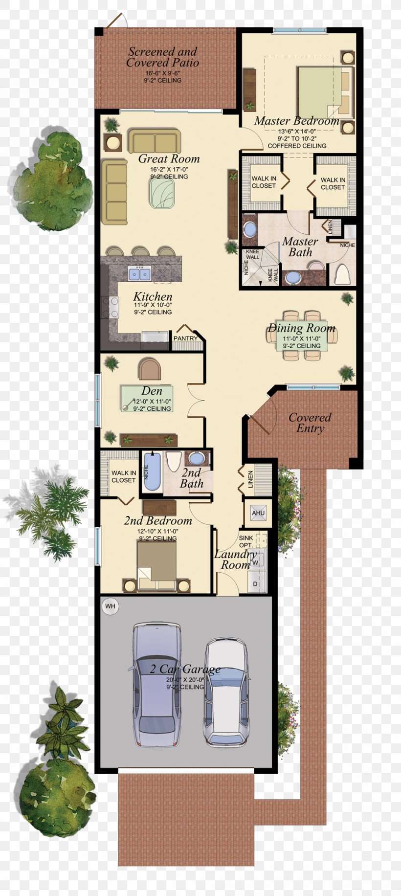 Floor Plan Nantucket House G. L. Homes Of Florida Corporation, PNG, 935x2089px, Floor Plan, Bedroom, Den, Florida, Furniture Download Free