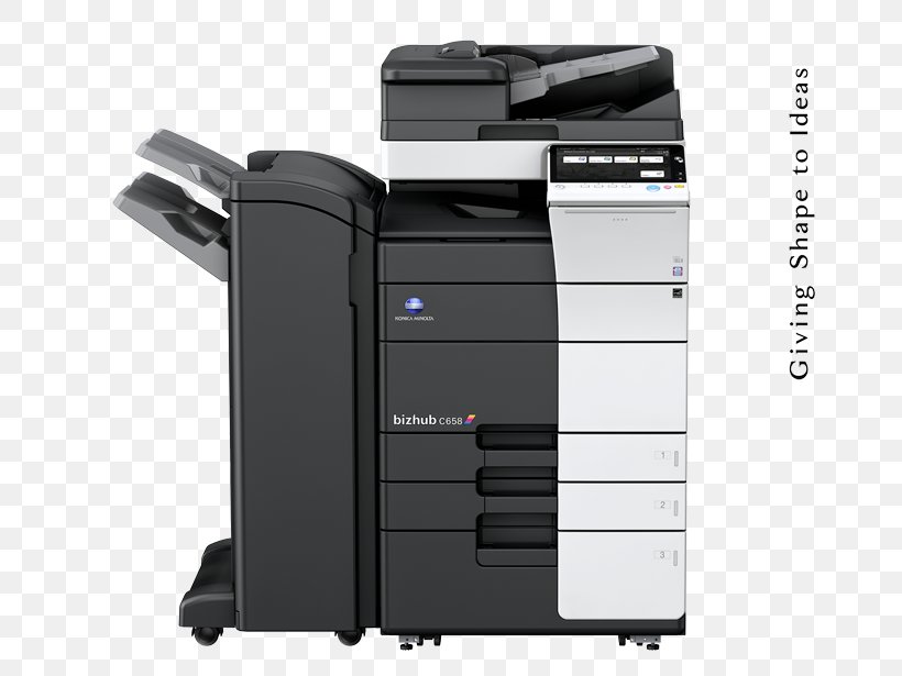Konica Minolta Multi-function Printer Photocopier Standard Paper Size, PNG, 710x615px, Konica Minolta, Copying, Electronic Device, Fax, Image Scanner Download Free
