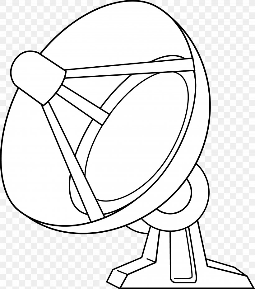 Line Art Satellite Dish Drawing Clip Art, PNG, 5444x6162px, Line Art, Aerials, Area, Art, Artwork Download Free