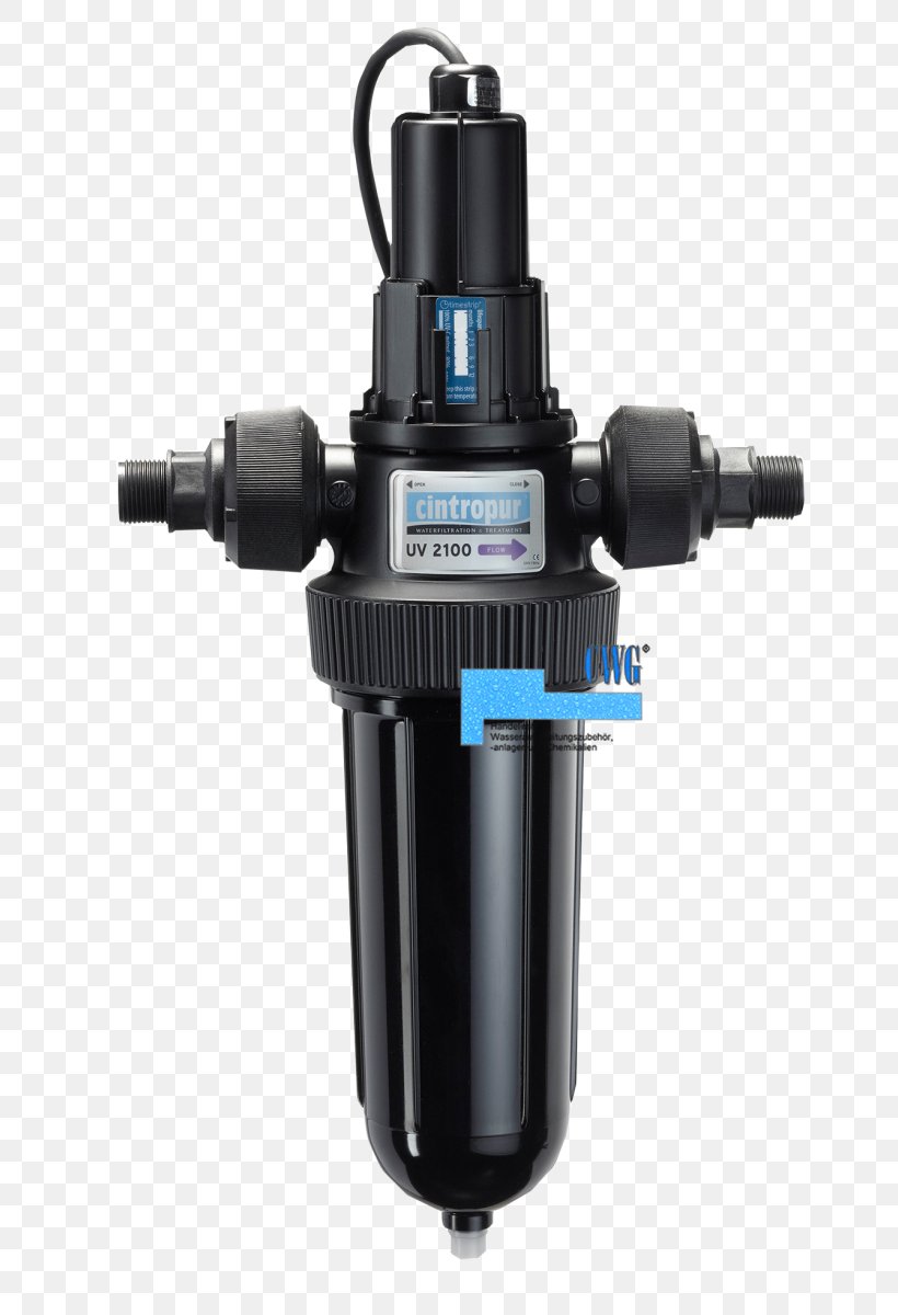 Water Filter Light Ultraviolet Germicidal Irradiation Photographic Filter, PNG, 734x1200px, Water Filter, Activated Carbon, Bacteria, Cylinder, Filter Download Free