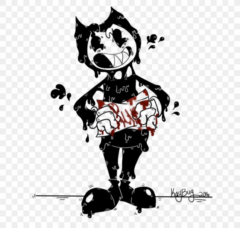 Bendy And The Ink Machine Easter Bunny Cartoon Animation, PNG, 916x872px, Bendy And The Ink Machine, Animation, Art, Black, Black And White Download Free