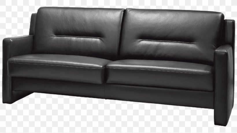 Couch Leather Fauteuil Furniture Sofa Bed, PNG, 1280x720px, Couch, Anthracite, Black, Chair, Chaise Longue Download Free