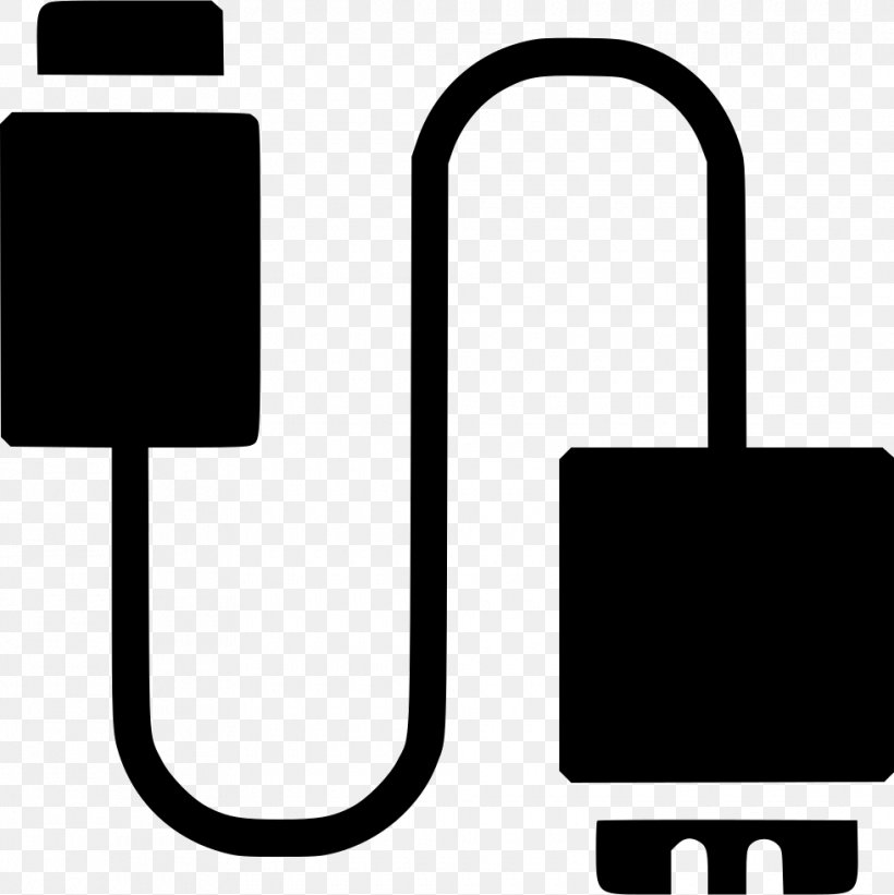 Battery Charger USB Electrical Cable, PNG, 980x982px, Battery Charger, Area, Black And White, Electrical Cable, Electrical Connector Download Free