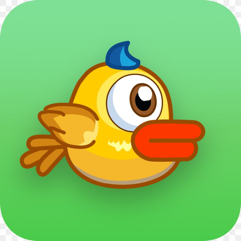 Duck Clip Art Pou Flappy Bird, PNG, 1024x1024px, Duck, Beak, Bird, Bird Flight, Cartoon Download Free
