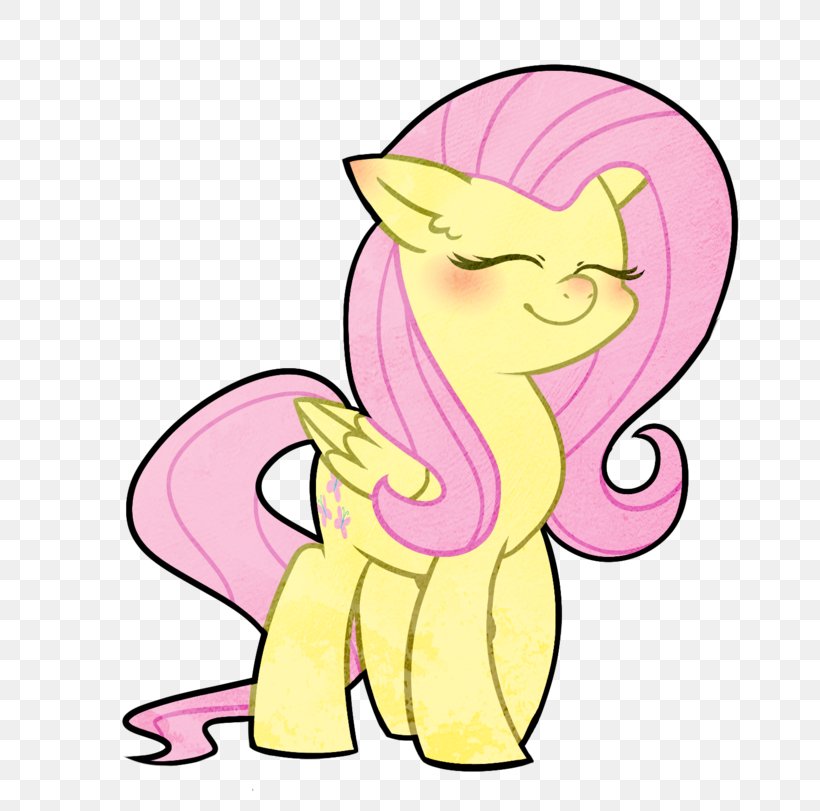 My Little Pony Fluttershy Horse Equestria, PNG, 811x811px, Watercolor, Cartoon, Flower, Frame, Heart Download Free