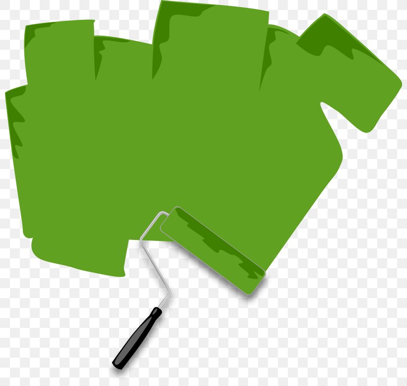 Painting House Painter And Decorator Clip Art, PNG, 800x777px, Paint, Art, Brush, Color, Grass Download Free