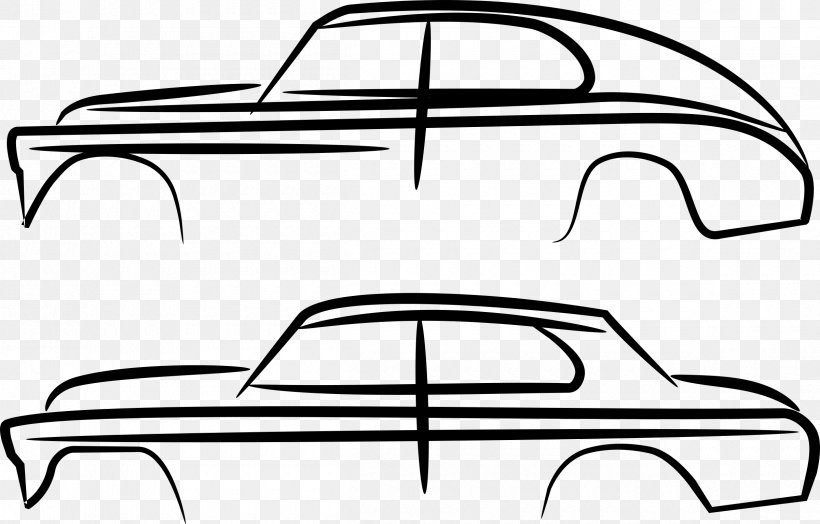 Car Silhouette Drawing Clip Art, PNG, 2400x1535px, Car, Artwork, Automotive Design, Automotive Exterior, Black And White Download Free