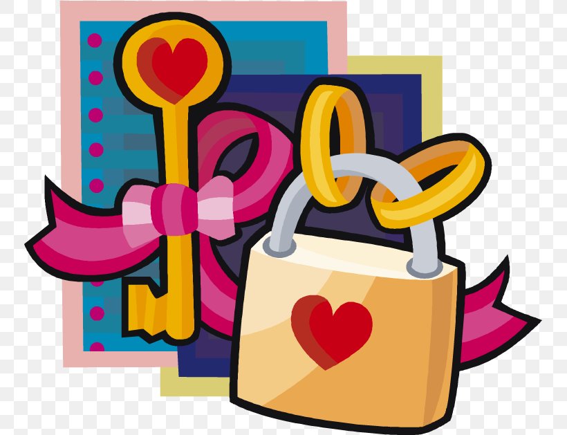 Lock Key, PNG, 750x629px, Watercolor, Cartoon, Flower, Frame, Heart Download Free