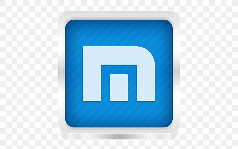 Maxthon Download, PNG, 512x512px, Maxthon, Blue, Brand, Computer Software, Electric Blue Download Free