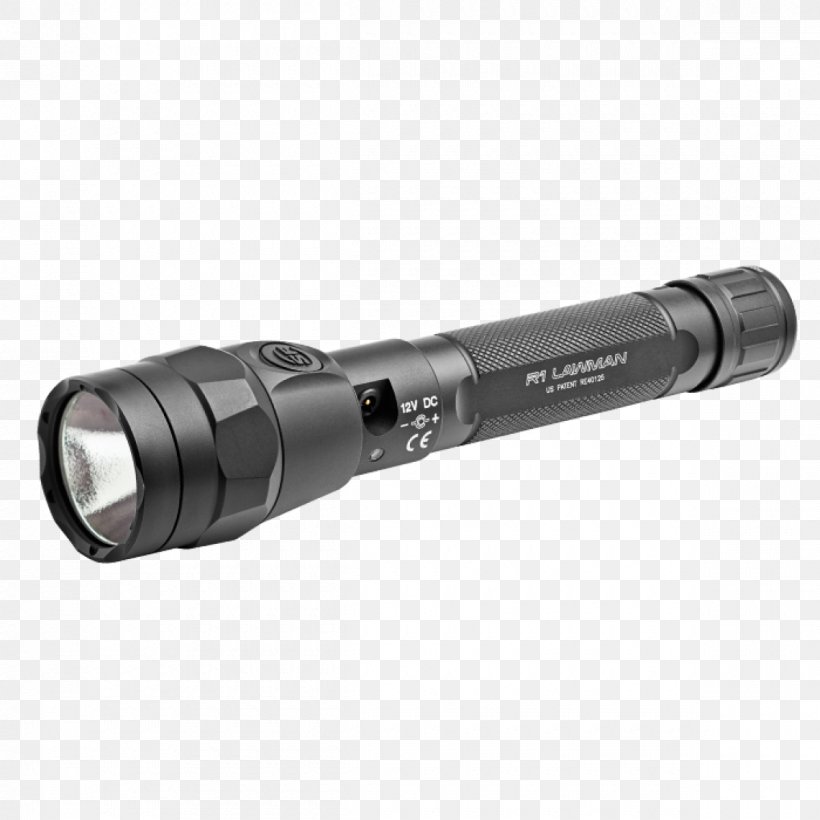 Flashlight SureFire Light-emitting Diode Lumen, PNG, 1200x1200px, Light, Battery, Electrical Switches, Flashlight, Hardware Download Free
