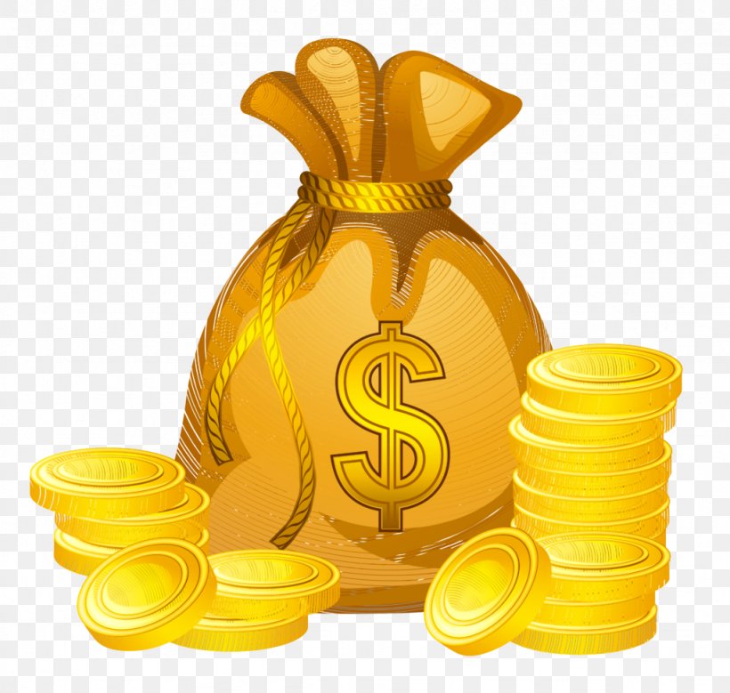 Money Bag, PNG, 1024x974px, Yellow, Coin, Currency, Money, Money Bag Download Free