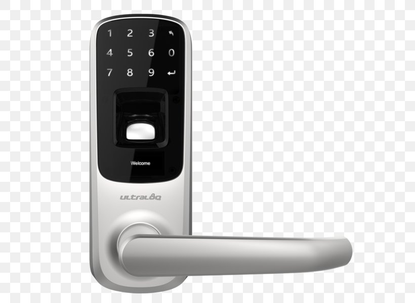 Smart Lock Fingerprint Keypad Smartphone Png 600x600px