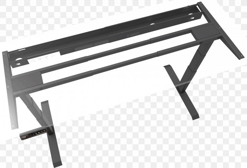 Table Sit-stand Desk Sitting Officeworks, PNG, 2840x1938px, Table, Automotive Exterior, Black, Black And White, Desk Download Free