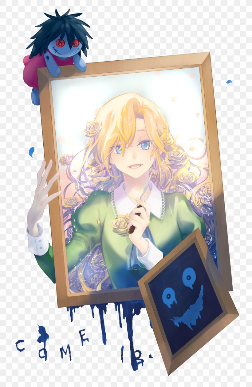 Ib Angels Of Death The Witch's House Role-playing Video Game, PNG, 1000x1533px, Watercolor, Cartoon, Flower, Frame, Heart Download Free