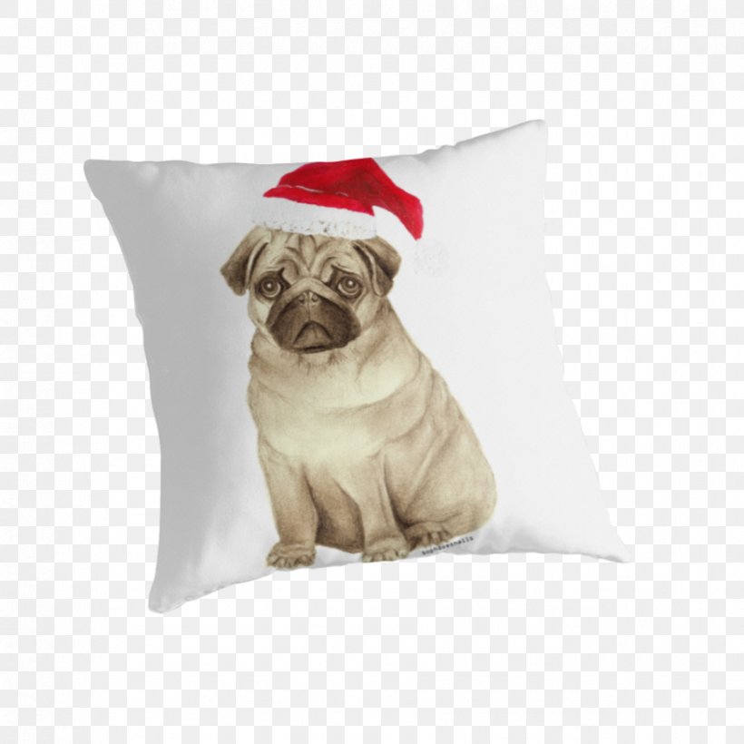 Pug Puppy Dog Breed Throw Pillows, PNG, 875x875px, Pug, Breed, Carnivoran, Cushion, Dog Download Free