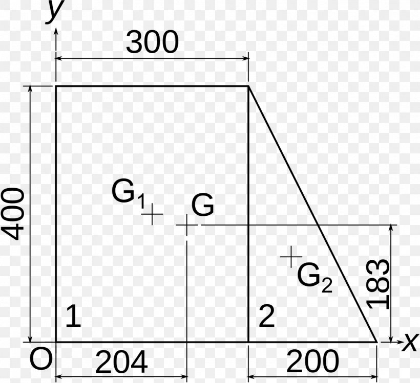 Rectangle Trapezoid Centroid Right Angle, PNG, 1121x1024px, Trapezoid, Area, Black And White, Centre, Centroid Download Free