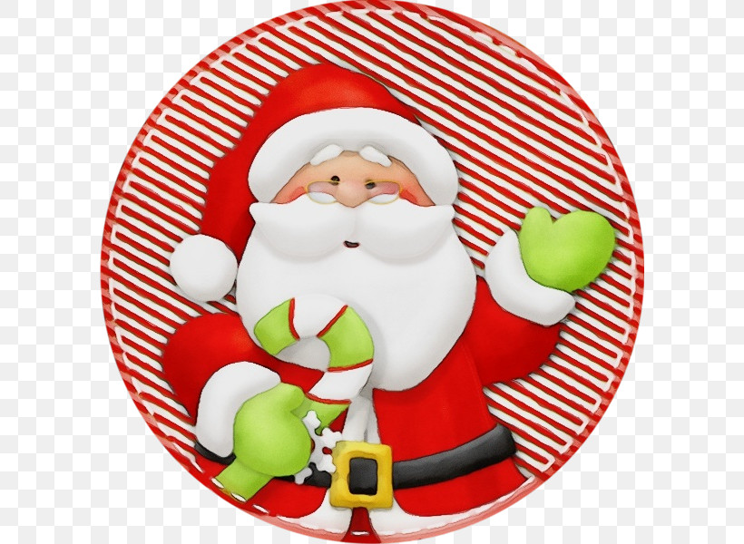 Santa Claus, PNG, 600x600px, Watercolor, Cartoon, Christmas And Holiday Season, Christmas Day, Christmas Decoration Download Free
