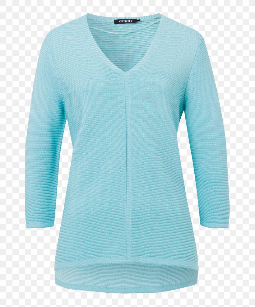 Sleeve Sweater Outerwear Shirt Neck, PNG, 1652x1990px, Sleeve, Active Shirt, Aqua, Azure, Blue Download Free