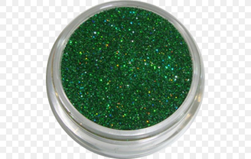 Glitter Green Cosmetics Silver Color, PNG, 520x520px, Glitter, Cheerleading, Color, Colored Gold, Cosmetics Download Free