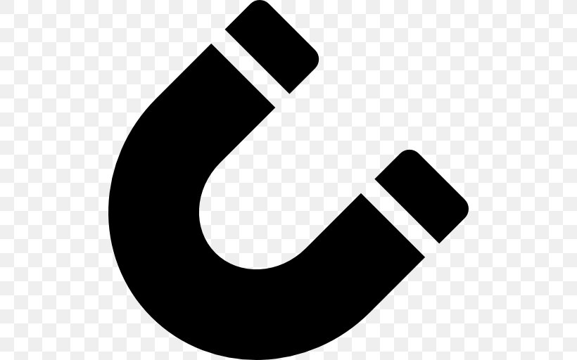 Symbol Brand Logo, PNG, 512x512px, Horseshoe Magnet, Black, Black And White, Brand, Computer Program Download Free