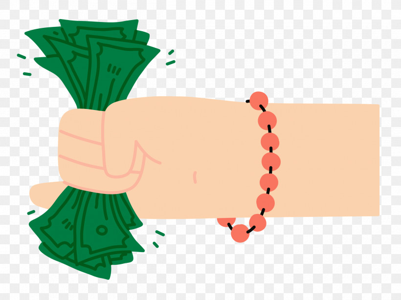 Hand Holding Cash Hand Cash, PNG, 2500x1873px, Hand, Behavior, Cartoon, Cash, Green Download Free